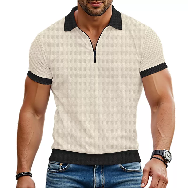 Summer Lapel Polo Shirt Men's T-Shirt