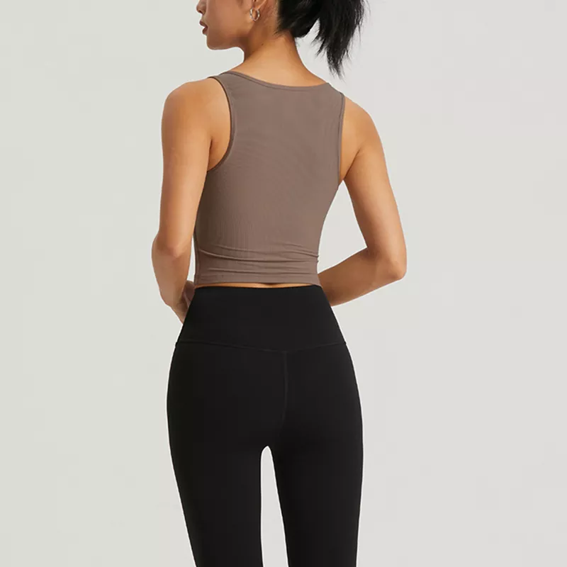 Summer Thread Vest Running Fitness Yoga Top