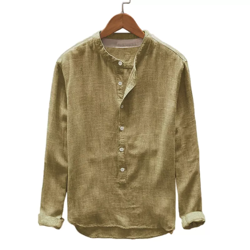 Jersey Camisa holgada de manga larga de color sólido