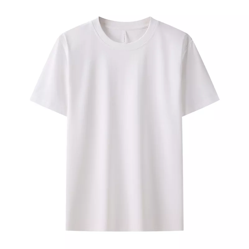 Camiseta de hombre con cuello redondo de algodón mercerizado Cool Sensation de verano